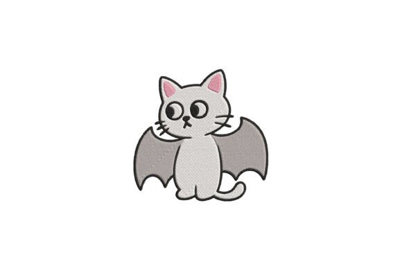 Bat Wing Cat Embroidery Review for Apparel