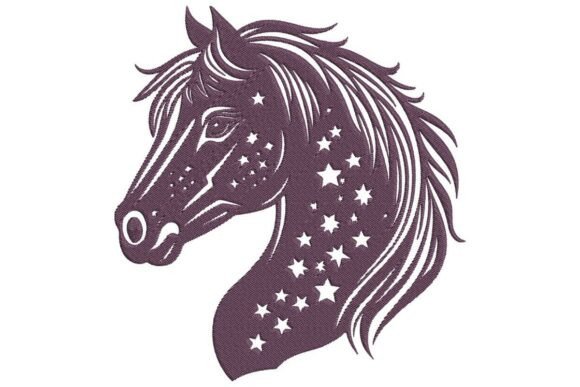 Celestial Horse in Plum Purple Embroidery Design Review