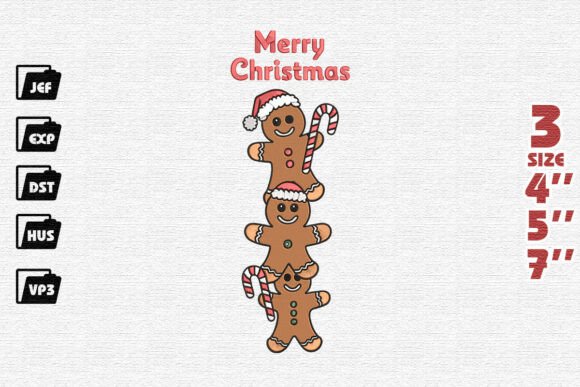 Merry Christmas Gingerbread Men Tower Review